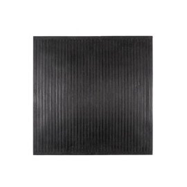 коврик резиновый диэлектрический 75x75 см , чёрный, sunstep™