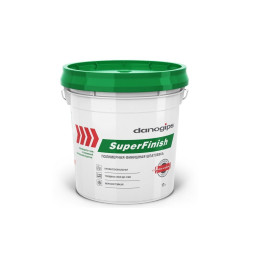 Шпатлевка финишная полимерная "DANOGIPS SUPERFINISH" 17л/28кг ЗЕЛЕНАЯ КРЫШКА