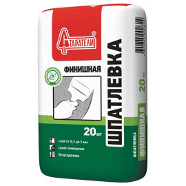 Шпатлевка ФИНИШНАЯ ГИПСОВАЯ (20кг) СТАРАТЕЛИ (77шт./пал.)