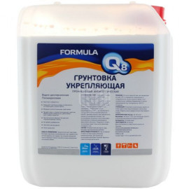 грунтовка укрепляющая 10 л (1) "formula q8"