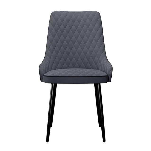 Стул Dikline 305 B28 ANTRACITE, ножки черные
