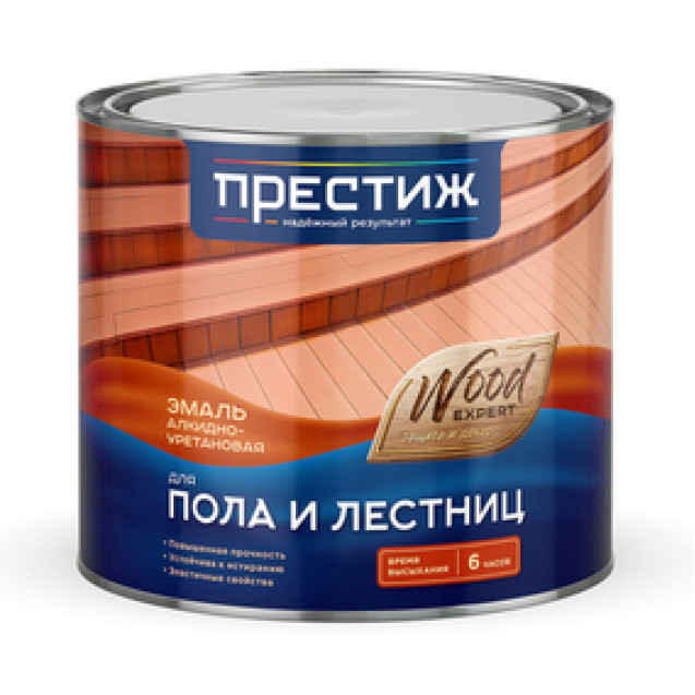 Эмаль д/пола алкидно-уретан. быстр.. крас-кор 0,9