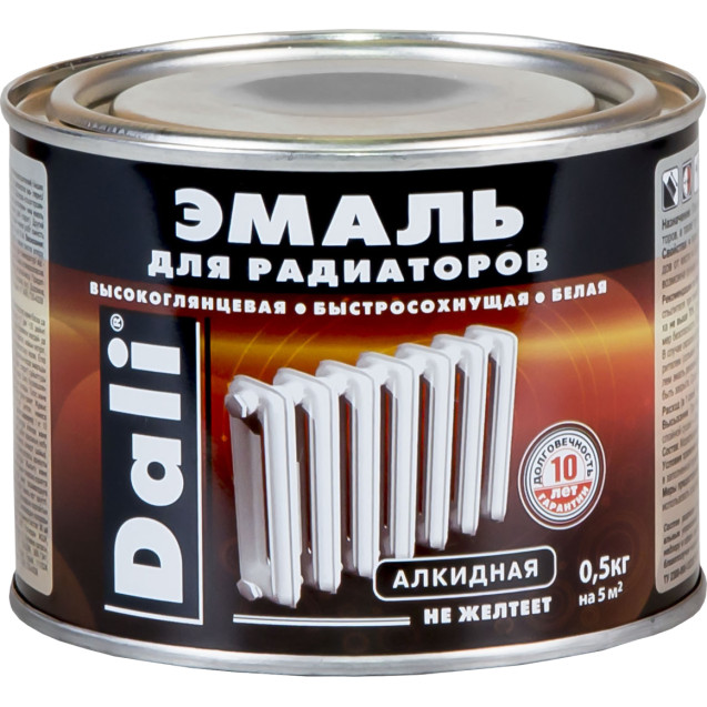 Эмаль для радиаторов "DAIL" 0,5кг РОГНЕДА
