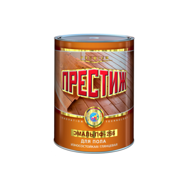 ЭМАЛЬ ПФ-266 крас-КОРИЧНЕВАЯ 0,9кг "ПРЕСТИЖ"