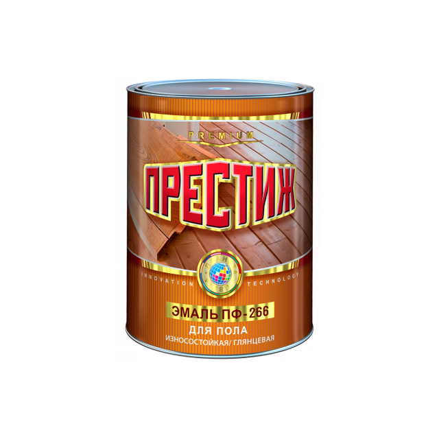 ЭМАЛЬ ПФ-266 СВЕТЛЫЙ ОРЕХ 0,9кг "ПРЕСТИЖ"