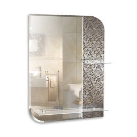 Зеркало MIXLINE "Вьюн" 550*750 2 полки