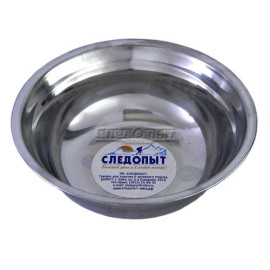 спорт миска  2,5л d 27см металл эконом следопыт pf-cws-p88