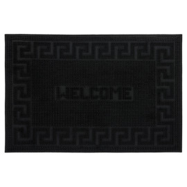Коврик резиновый 40*60см  Welcome черный