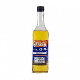 лак хв-784 бесцветный 0,5 л (12) "krafor"