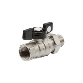 Кран шаровой со сгоном 1/2" бабочка VRT