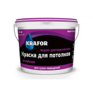 Краска В/Д для потолков супербелая 14кг KRAFOR фи
