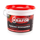 Краска В/Д интер. глубокомат. 1,5кг KRAFOR красн.
