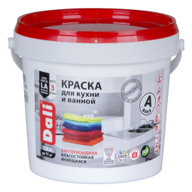 Краска латексная "DALI" д/кухни и ванной база 0,9л