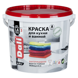 Краска латексная "DALI" для кухни и ванной биоз 5л