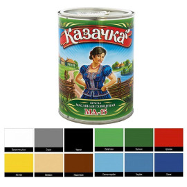 КРАСКА МА-15 СИНЯЯ 2,8кг "КАЗАЧКА"
