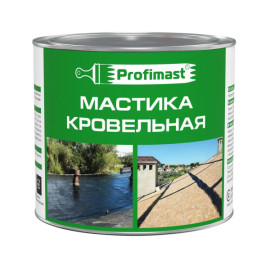 мастика битумная кровельная 2 л (1,8 кг) (6) "profimast"