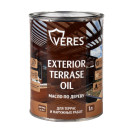 масло по дереву "exterior terrase oil" для наружных работ тик 1 л (1/14) "veres"