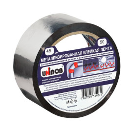 лента клейкая металлизиров. 48 мм х 50 м (36) "unibob"