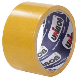 скотч двусторонний 25 мм х 10 м (72) "unibob"