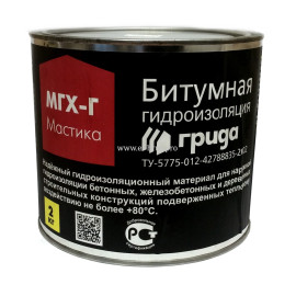 Мастика битумная МГХ-Г 2кг ГРИДА