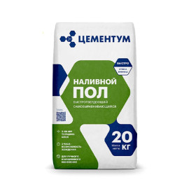 Наливной пол ЦЕМЕНТУМ 20кг (72ШТ./ПАЛ.)