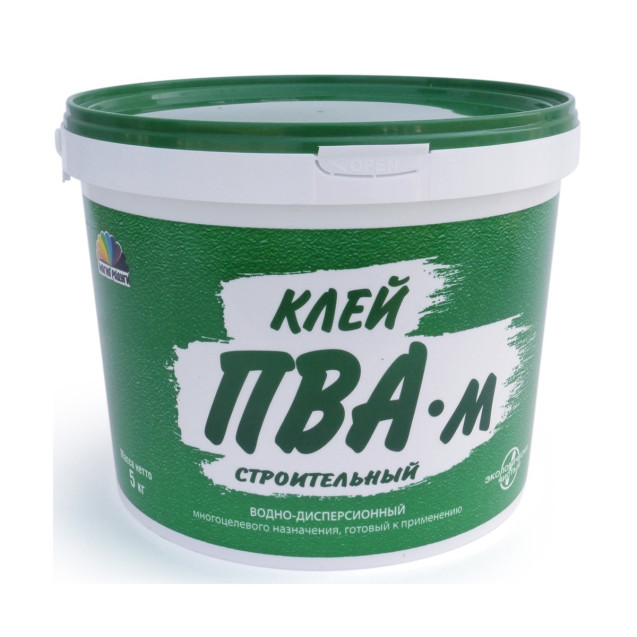 Клей ПВА   СТРОИТЕЛЬНЫЙ "РАДУГА" (5 кг )