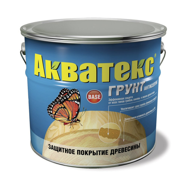 Акватекс грунт-антисептик  (9 л) РОГНЕДА