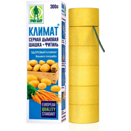 фунгицид "климат" серная дымовая шашка 300 г (1/40) "green belt"