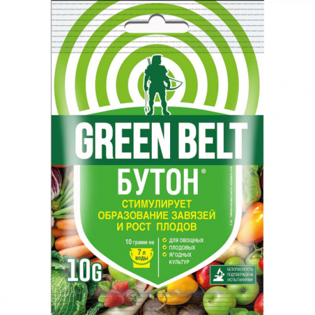 средство "бутон" стимулятор плодообразования 10 г (1/350) "green belt"