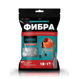фиброволокно полипропилен. "cemfibra" 600 г (1/10/320) "cemmix"
