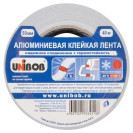 лента клейкая алюмин. 50 мм х 40 м  (40 мкм) (24) "unibob"