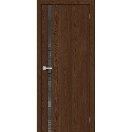 Дверь ЭКО Браво-1.55 Brown Dreamline Mirox Grey 200*70