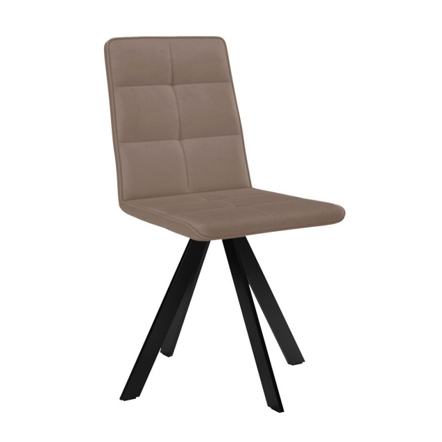 Стул Dikline 230 поворотный B5 LATTE, ножки черные