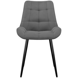 Стул DikLine 206М B22 GREY, ножки черные