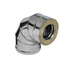 Сэндвич колено 90* (430/0,8мм+оц) d150*210 Феррум