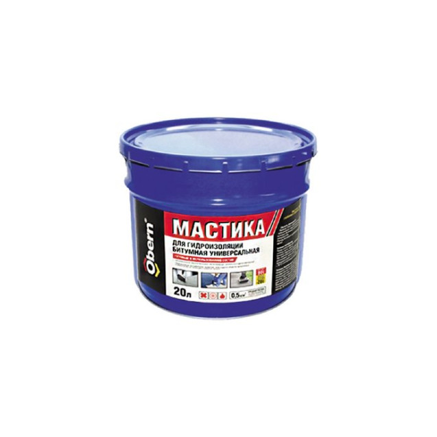 Мастика OBERN битумная универсальная 14кг/20л