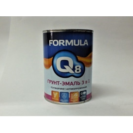 грунт- эмаль по ржавчине "formula q8"  голубая  0,9 кг (1/14)